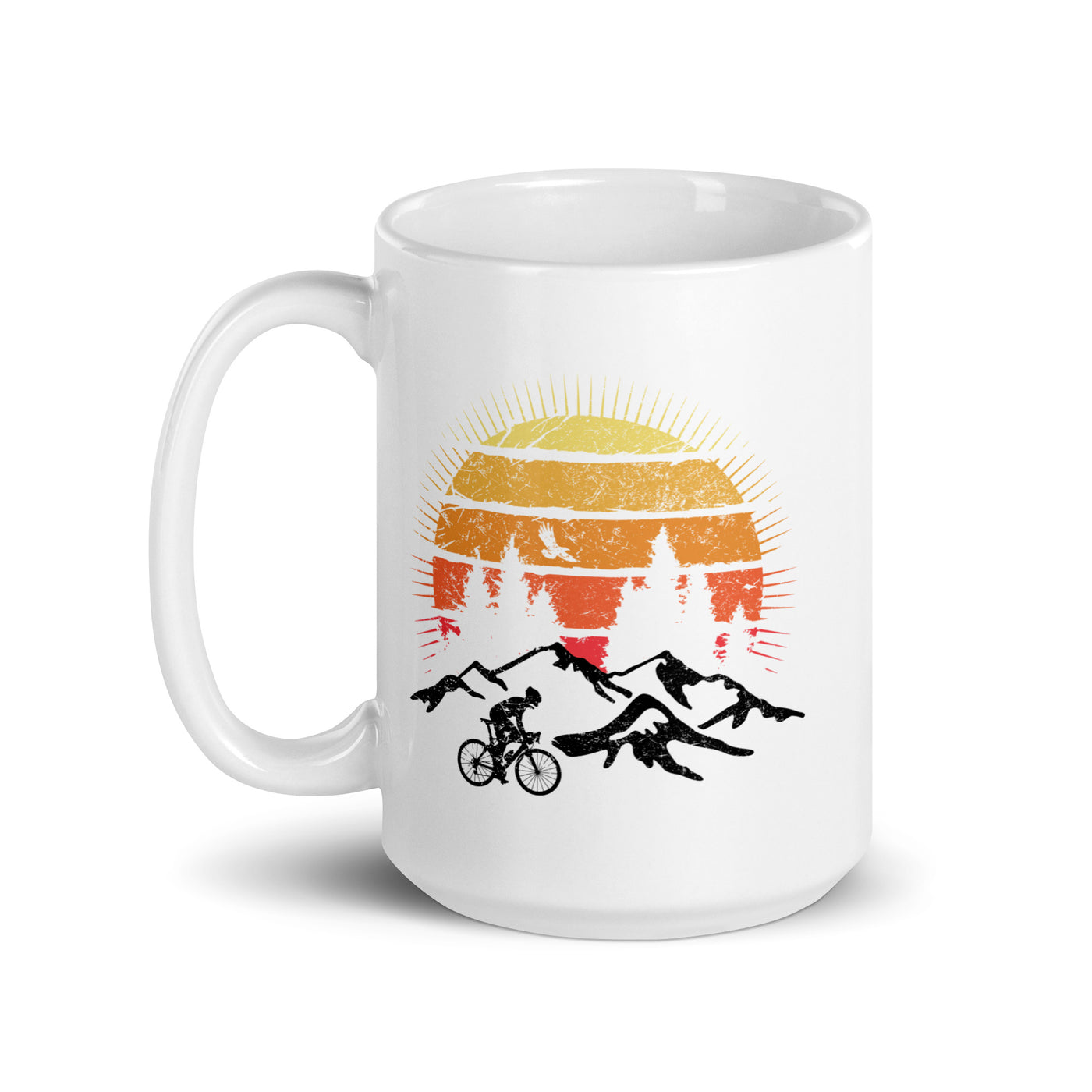 Radfahrer Und Sonne Vintage - Tasse fahrrad mountainbike