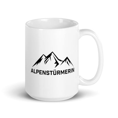 Alpenstürmerin - Tasse berge wandern 15oz
