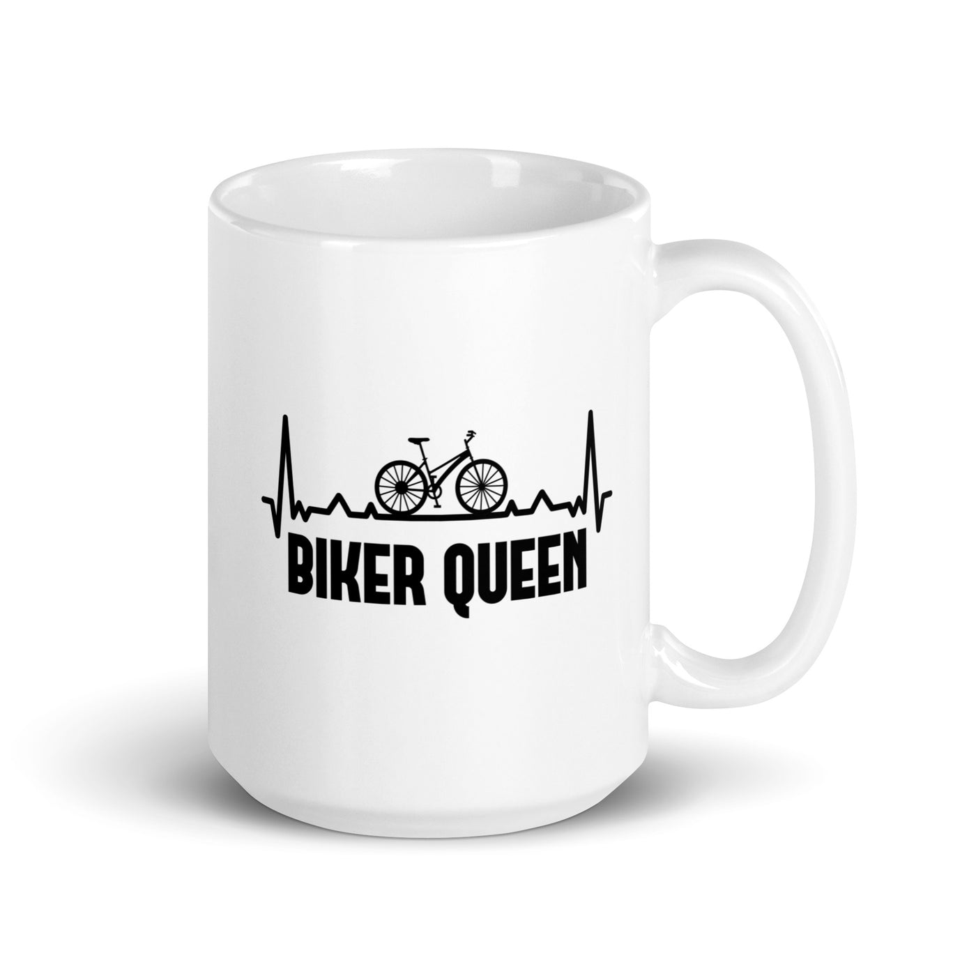Biker Queen 1 - Tasse fahrrad 15oz
