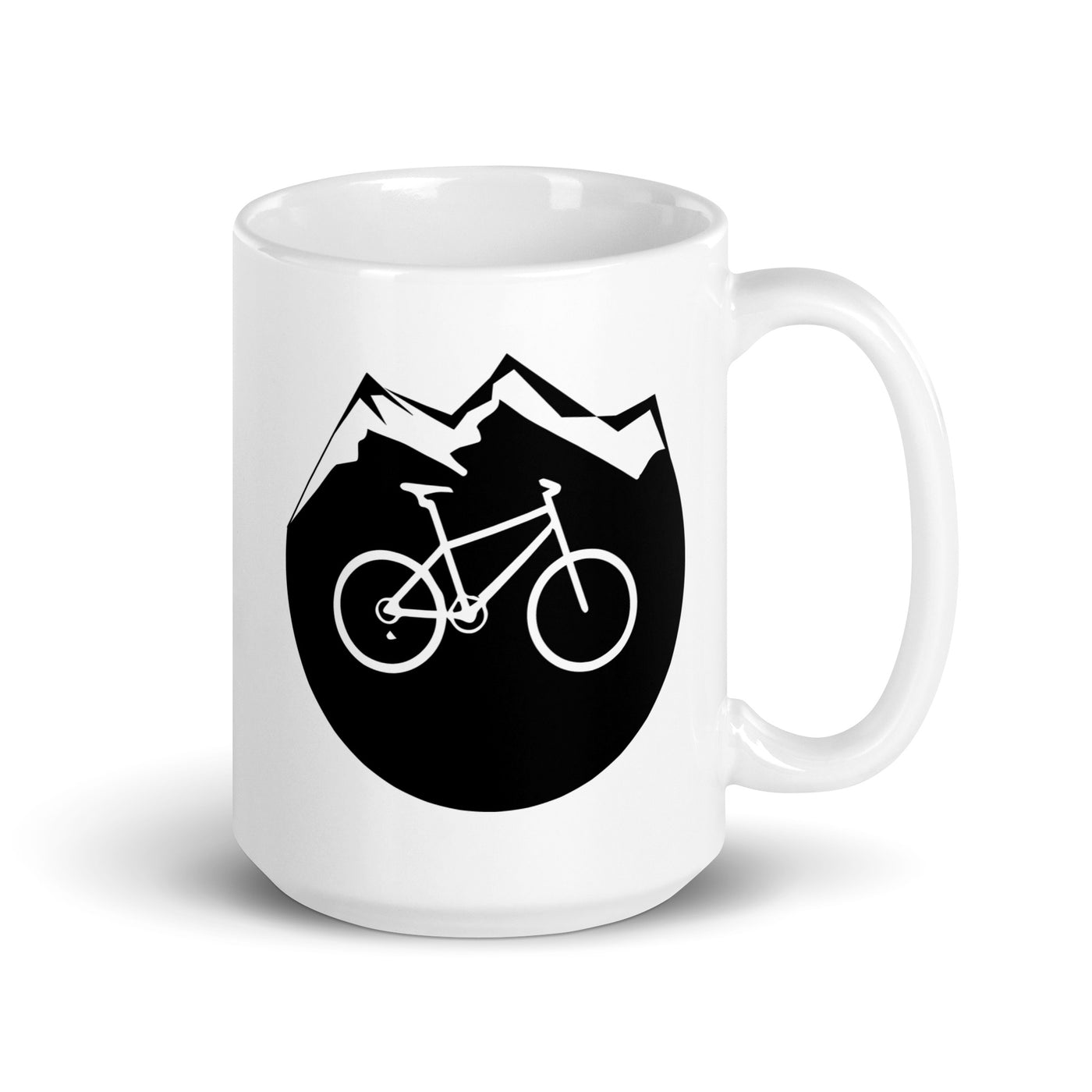 Circle - Mountain - Cycling - Tasse fahrrad 15oz