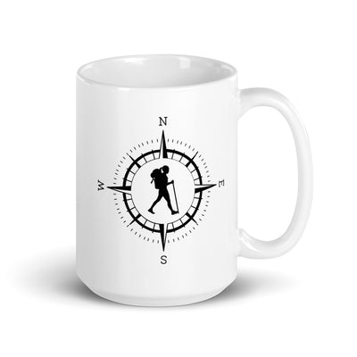 Compass And Hiking - Tasse wandern 15oz