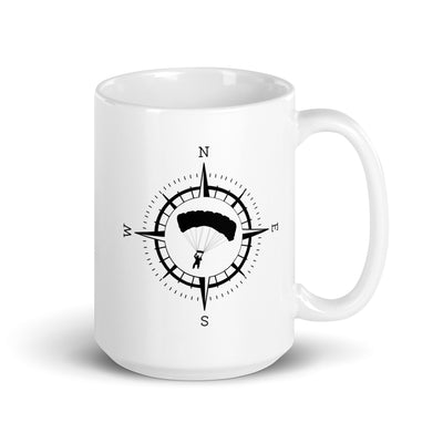 Compass And Paragliding - Tasse berge 15oz