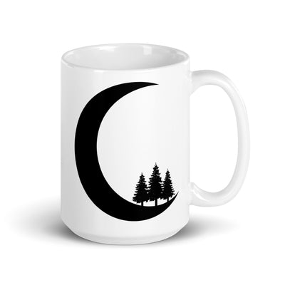 Crescent Moon - Trees - Tasse camping 15oz