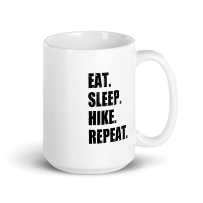 Eat Sleep Hike Repeat - Tasse wandern 15oz