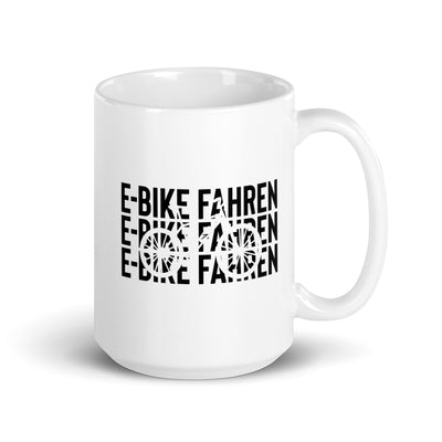 E-Bike Fahren - Tasse e-bike 15oz
