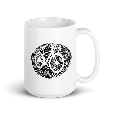 Fingerprint - Cycling - Tasse fahrrad 15oz