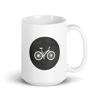Full Moon - Cycling - Tasse fahrrad 15oz