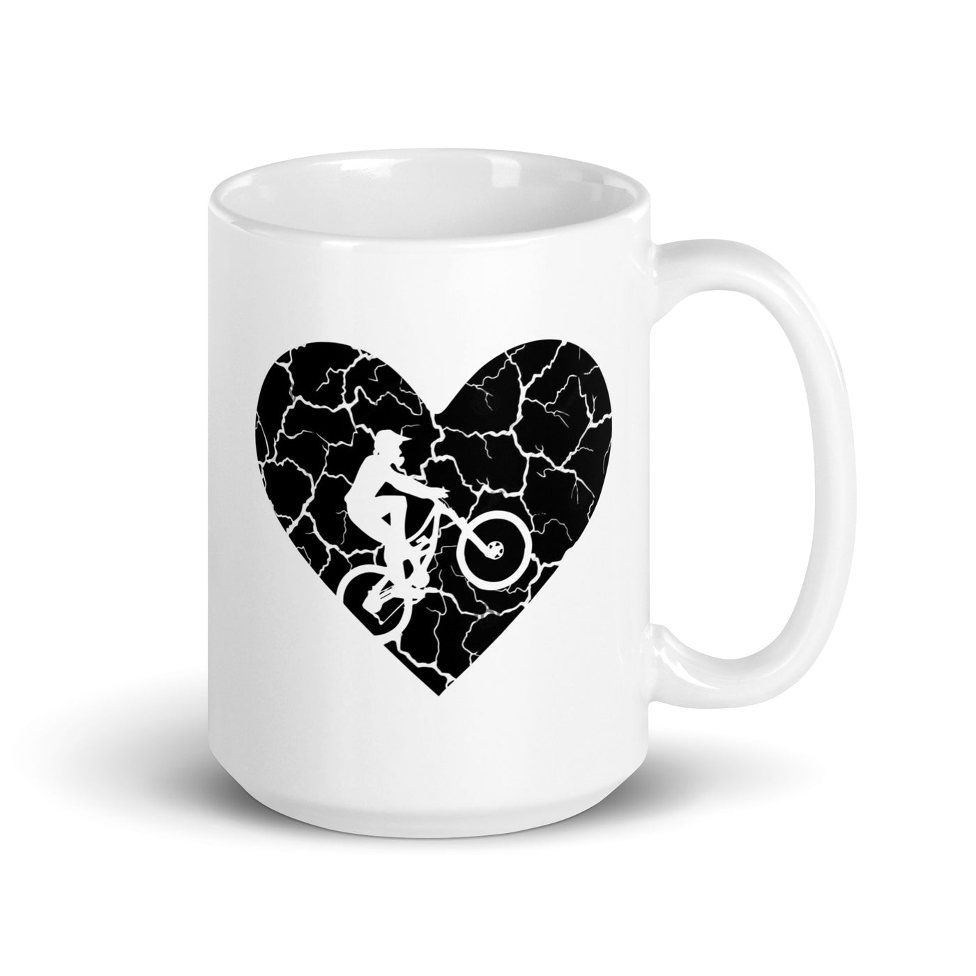 Grunge Heart - Mountainbike - Tasse mountainbike 15oz
