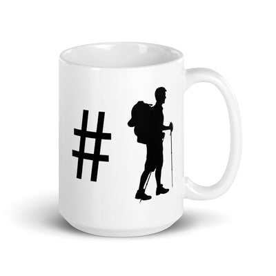 Hashtag - Hiking - Tasse wandern 15oz