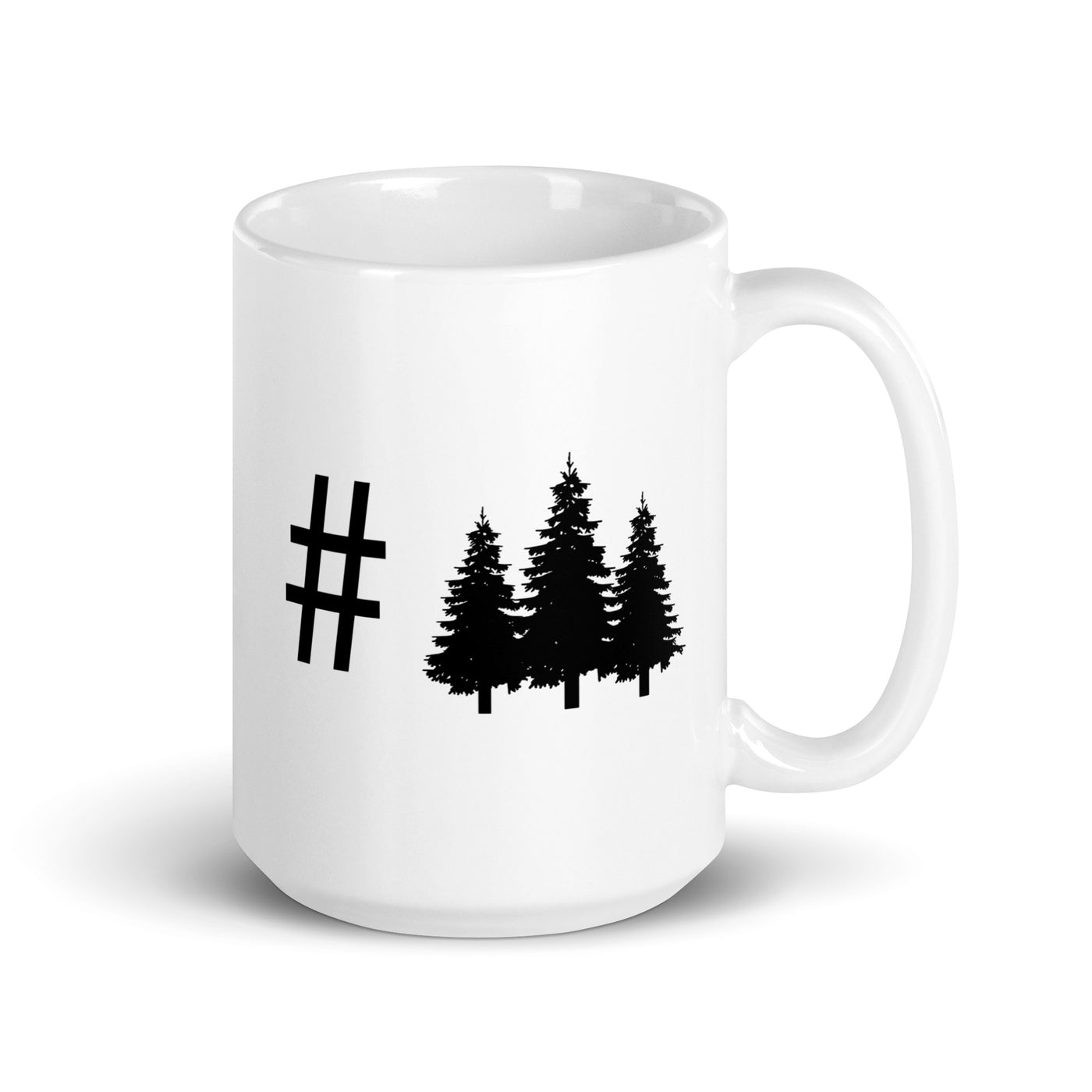 Hashtag - Trees - Tasse camping 15oz