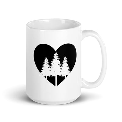 Heart 1 And Trees - Tasse camping 15oz