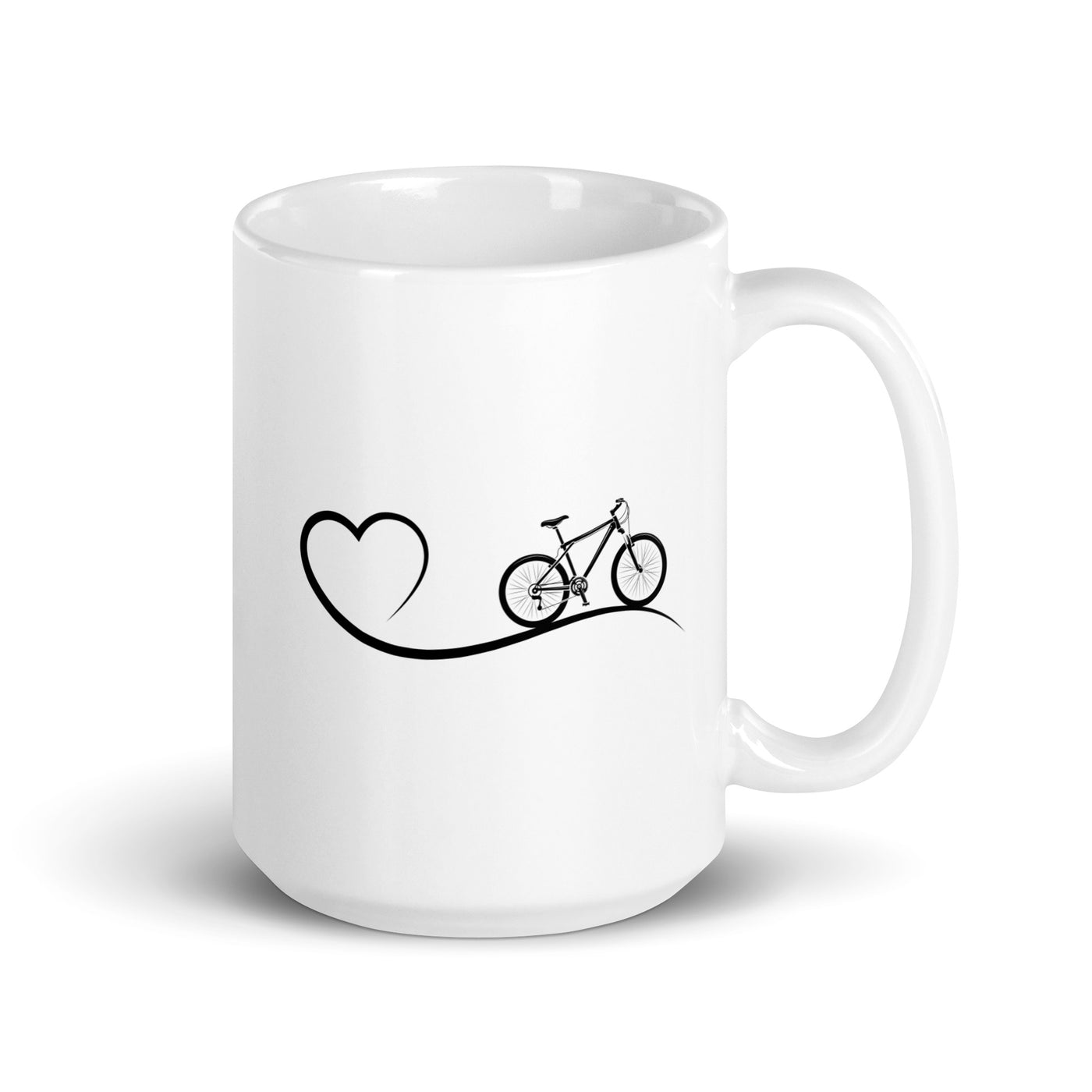 Herz Und Fahrrad - Tasse fahrrad 15oz
