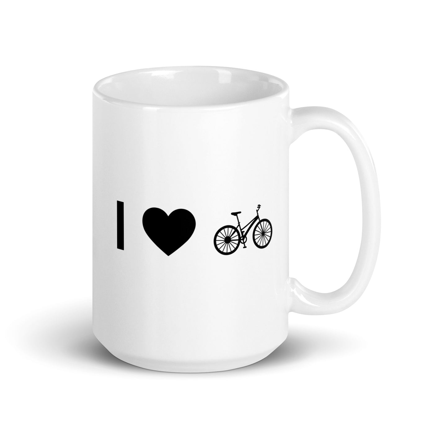 I Heart And Cycling - Tasse fahrrad 15oz