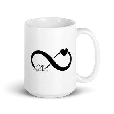 Infinity Heart And Camping 1 - Tasse camping 15oz