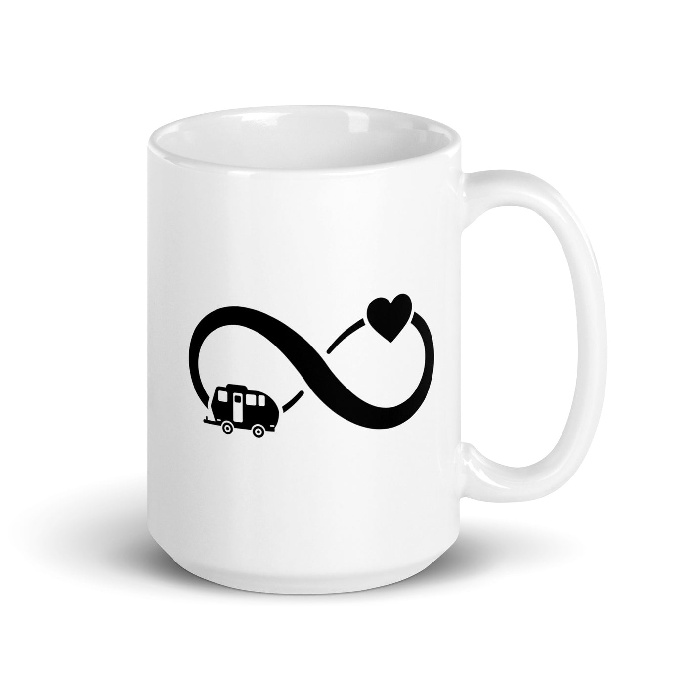 Infinity Heart And Camping 2 - Tasse camping 15oz