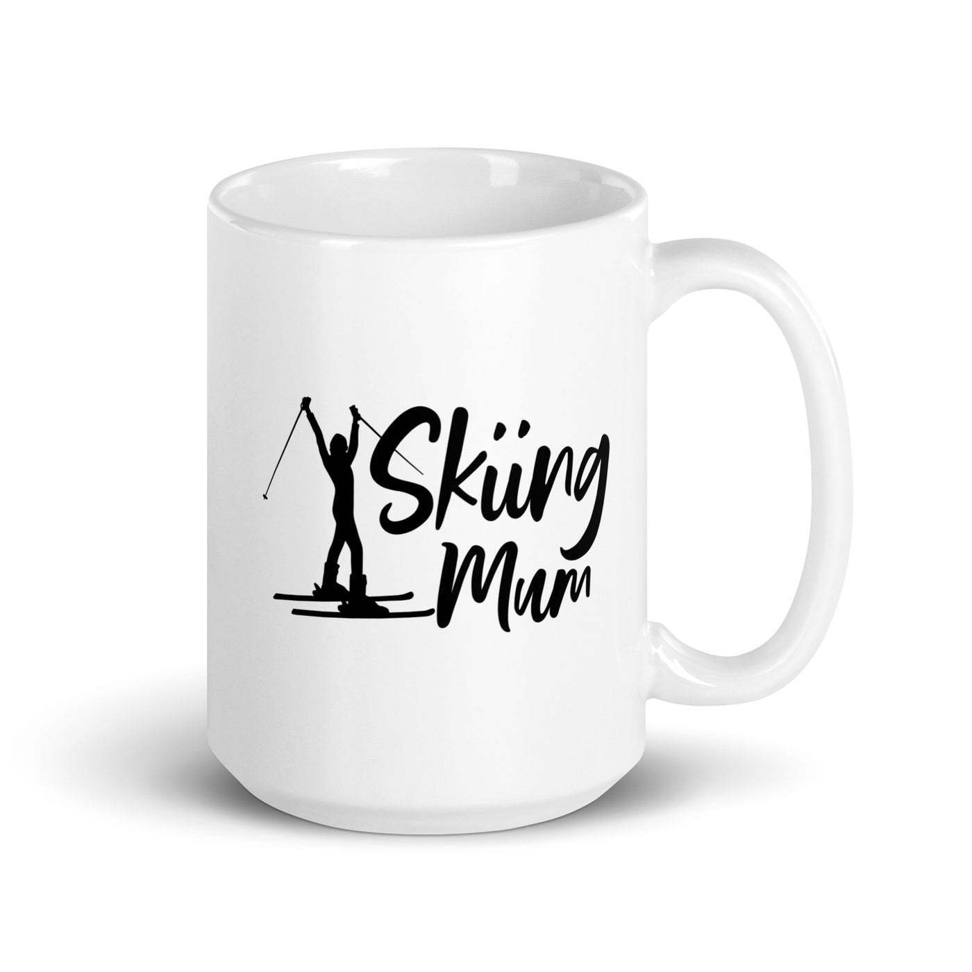 Skiing Mum - Tasse ski 15oz