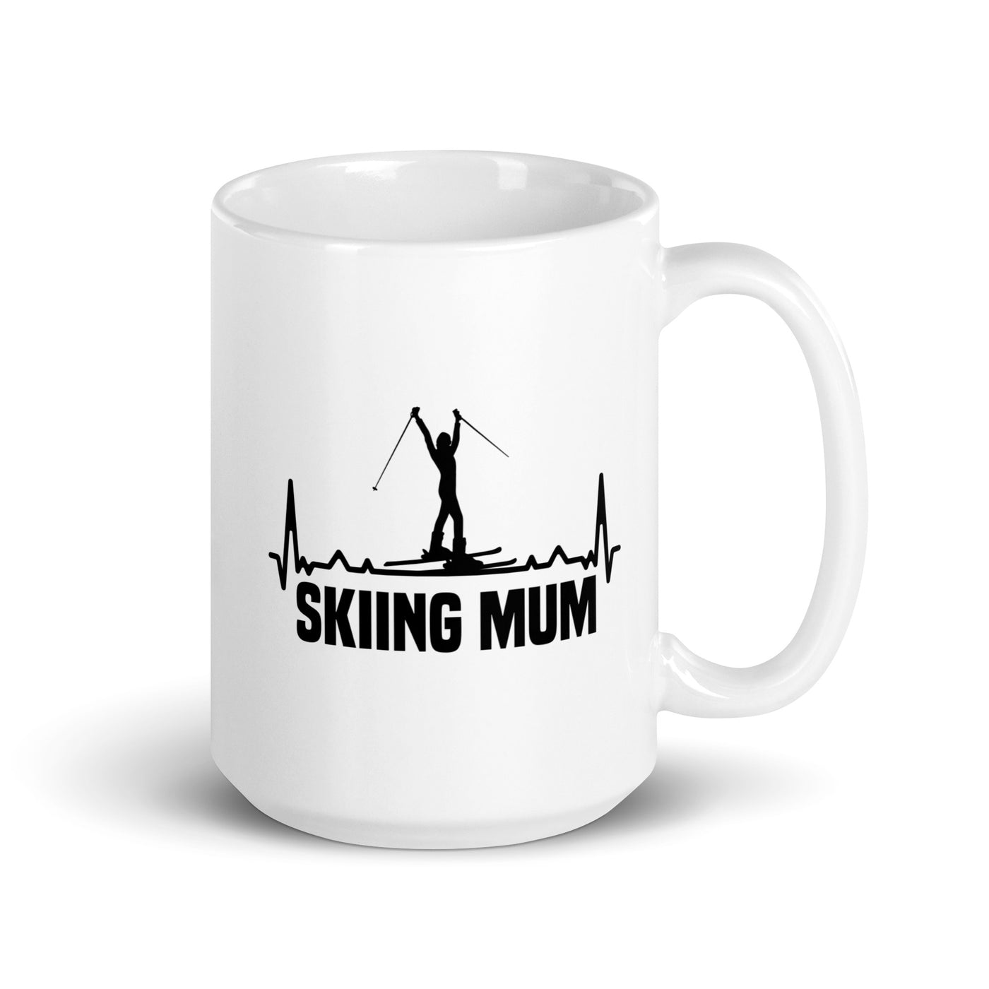 Skiing Mum 1 - Tasse ski 15oz