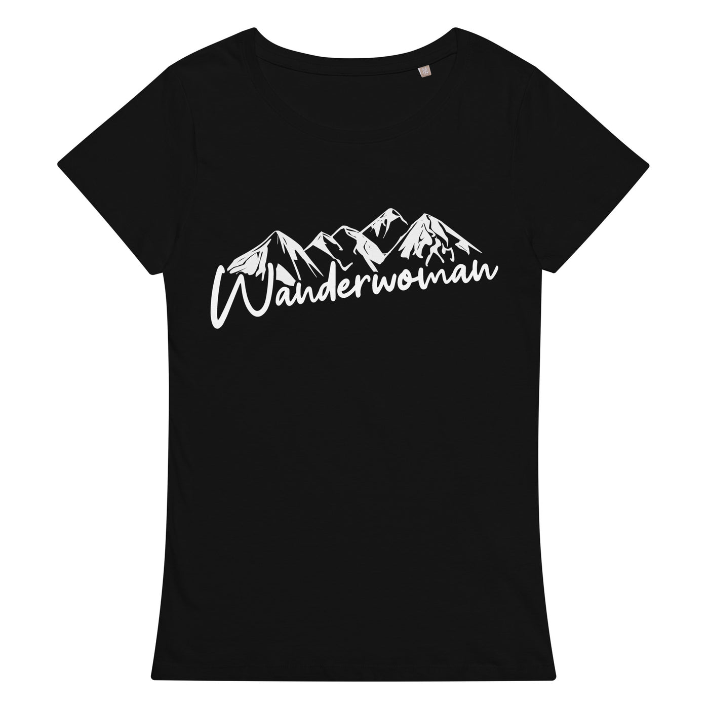 Wanderwoman - Damen Premium Organic T-Shirt berge wandern Deep black