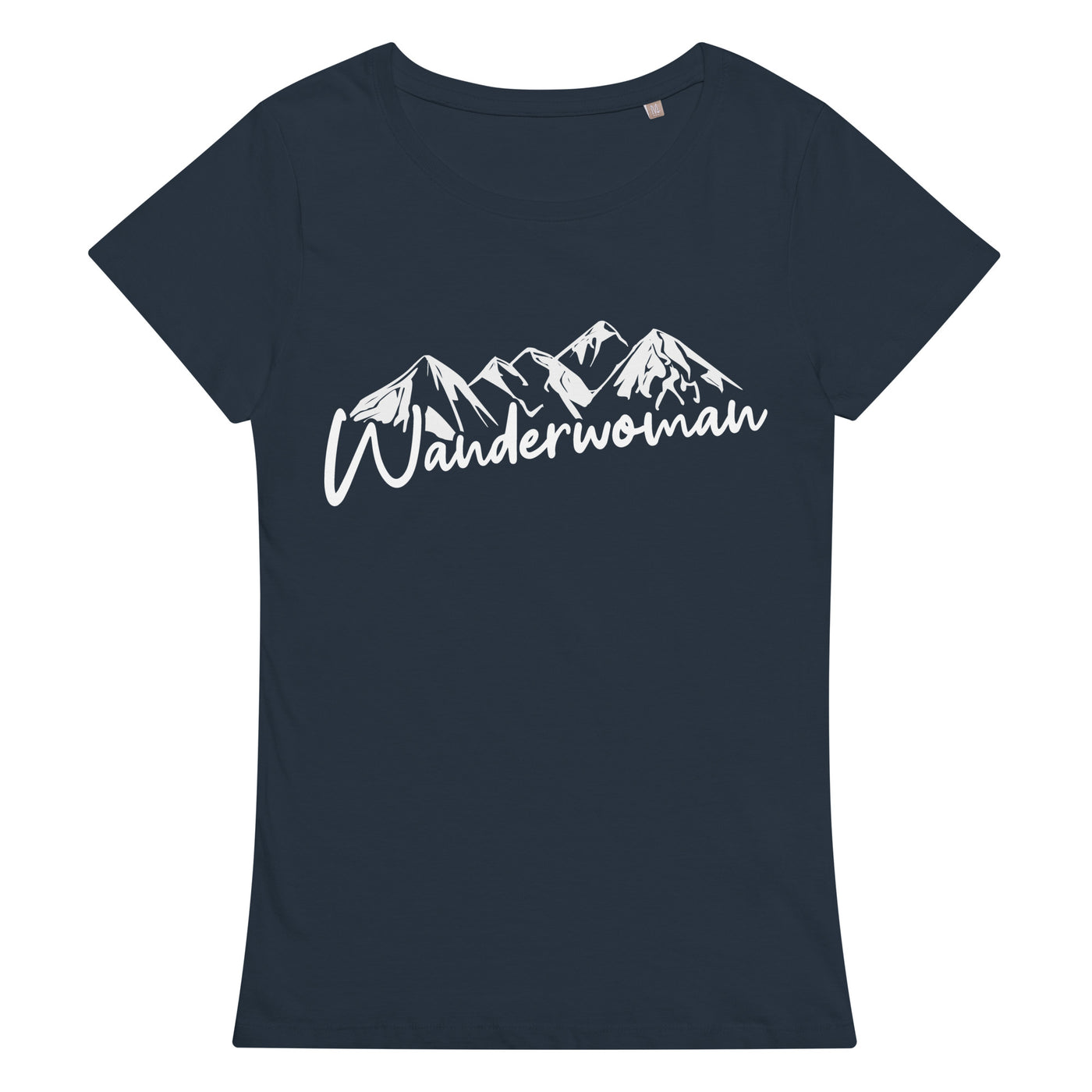 Wanderwoman - Damen Premium Organic T-Shirt berge wandern French navy