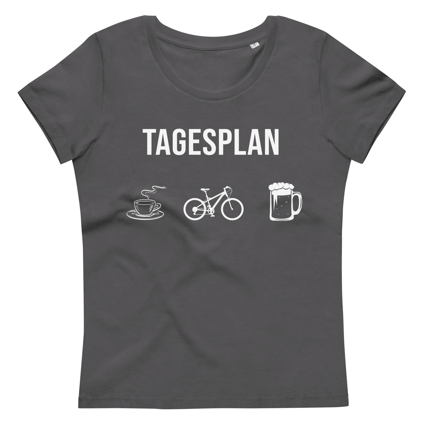 Tagesplan Kaffee, Fahrrad Und Bier - Damen Premium Organic T-Shirt fahrrad