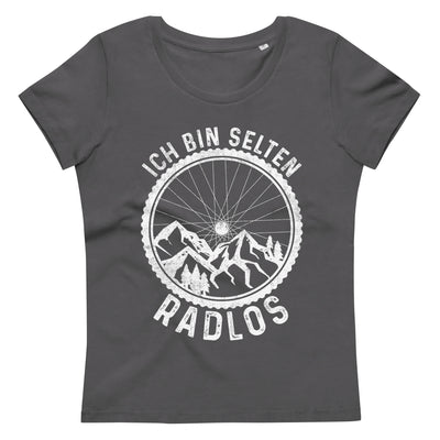 Ich Bin Selten Radlos - Damen Premium Organic T-Shirt fahrrad Anthracite