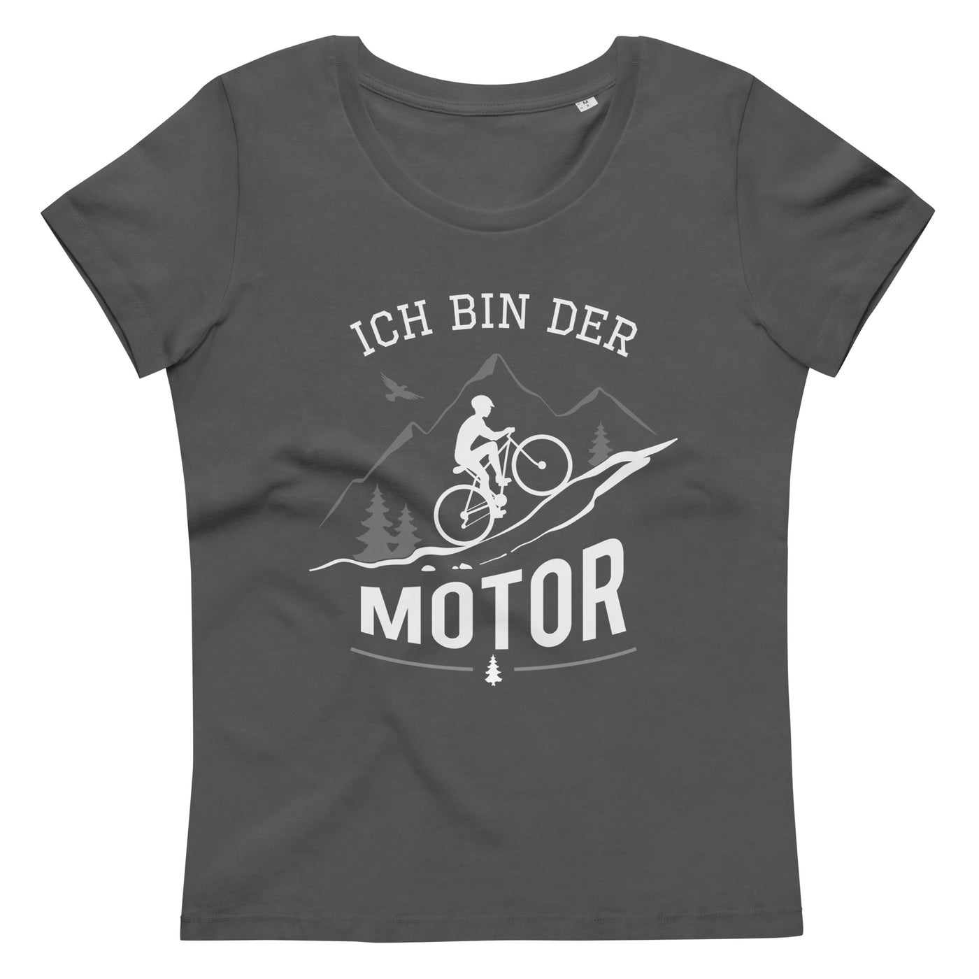 Ich Bin Der Motor - (M) - Damen Premium Organic T-Shirt Anthracite