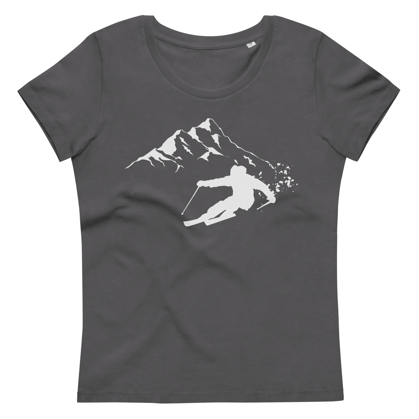 Tiefschnee Skier - Damen Premium Organic T-Shirt klettern ski Anthracite
