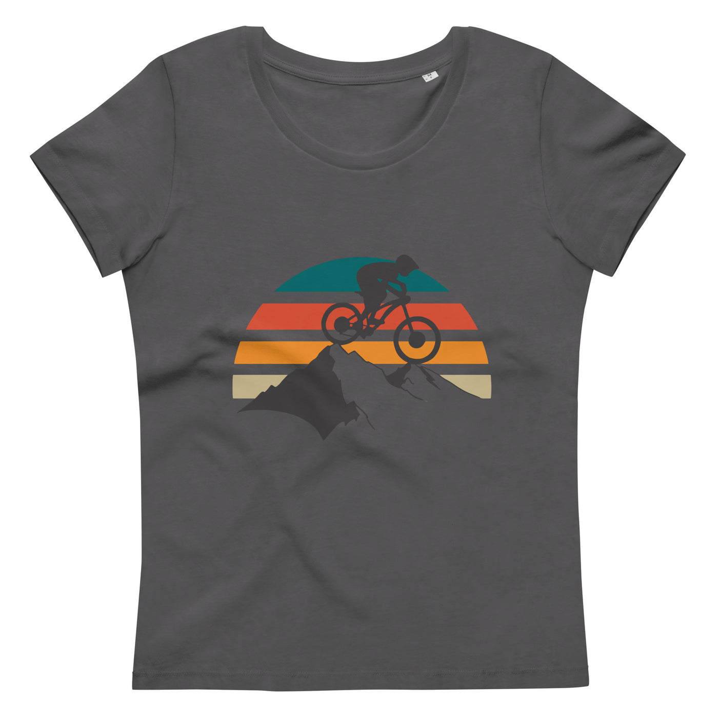 Mountainbike Vintage - (M) - Damen Premium Organic T-Shirt Anthracite