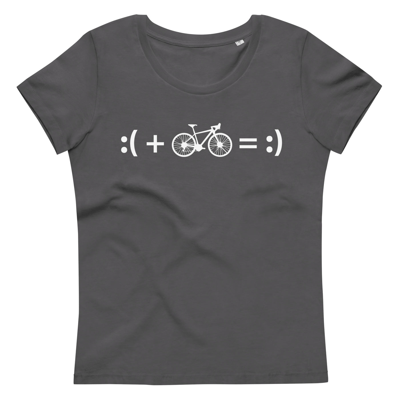 Emoji - Cycling - Damen Premium Organic T-Shirt fahrrad Anthracite