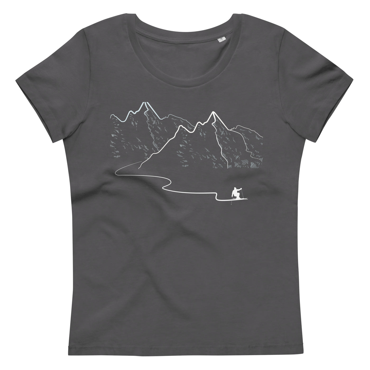 Schifahren - Damen Premium Organic T-Shirt klettern ski
