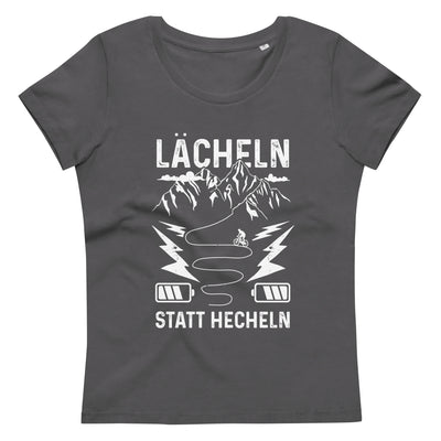 Lächeln Statt Hecheln - Damen Premium Organic T-Shirt e-bike Anthracite