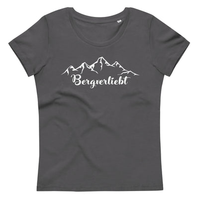 Bergverliebt - (13) - Damen Premium Organic T-Shirt berge Anthracite