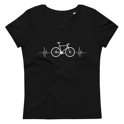 Fahrrad Herzschlag - Damen Premium Organic T-Shirt fahrrad Black