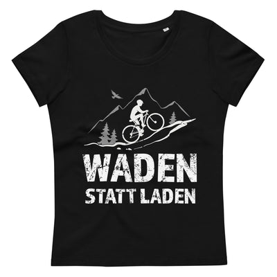 Waden Statt Laden - Damen Premium Organic T-Shirt fahrrad Black