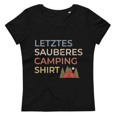 Letztes Sauberes Camping Shirt - Damen Premium Organic T-Shirt camping Black