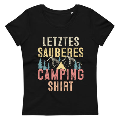 Letztes Sauberes Camping Shirt - Damen Premium Organic T-Shirt camping Black