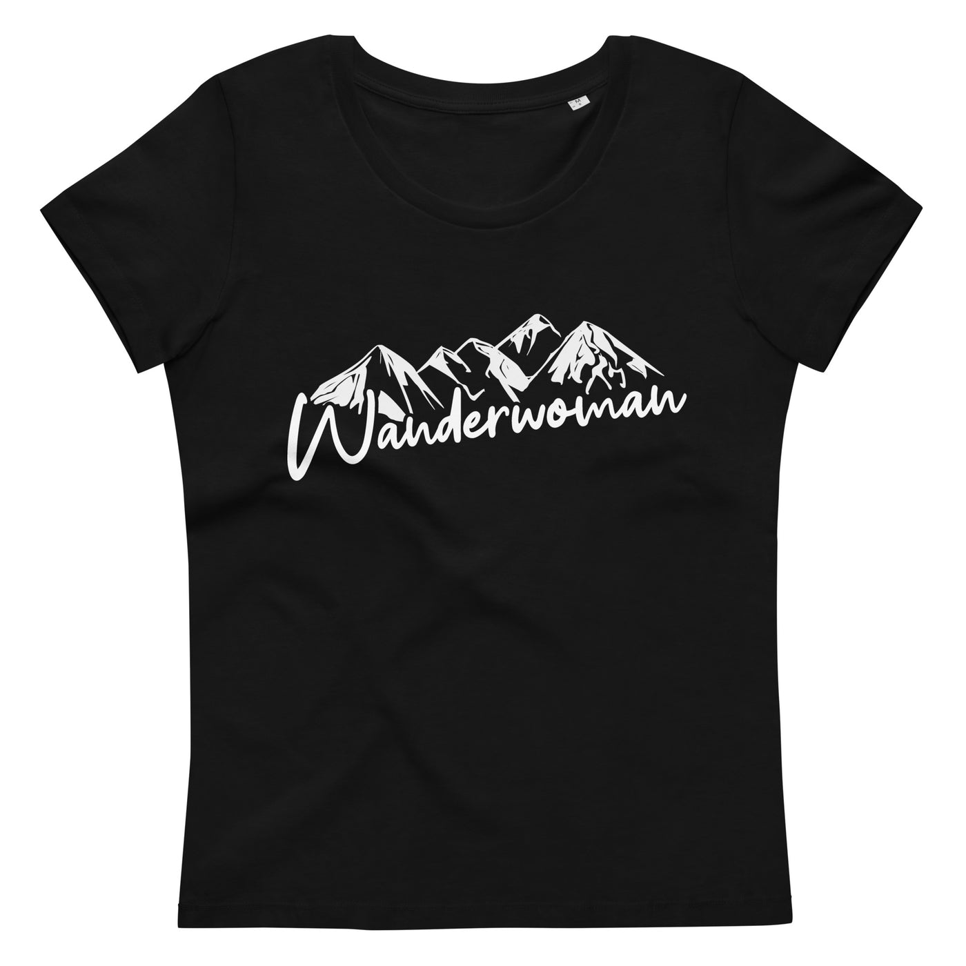 Wanderwoman - Damen Premium Organic T-Shirt berge wandern Black