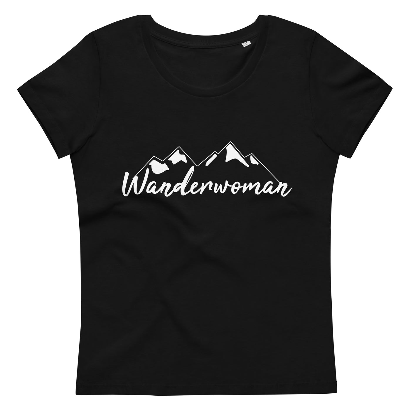 Wanderwoman. - Damen Premium Organic T-Shirt wandern Black