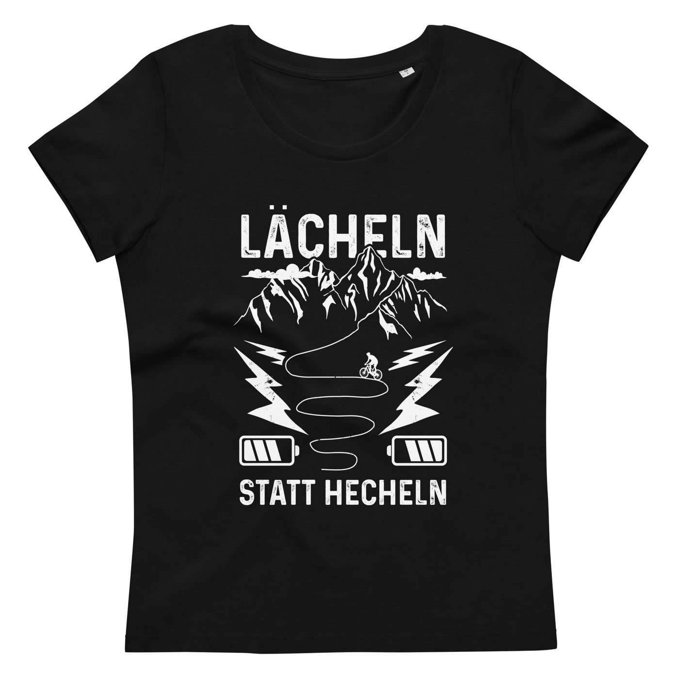 Lächeln Statt Hecheln - Damen Premium Organic T-Shirt e-bike Black