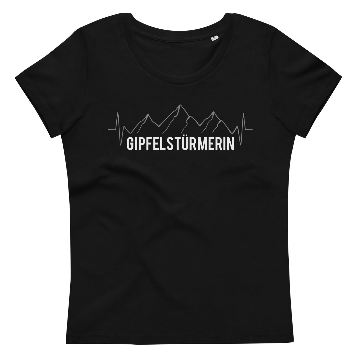 Gipfelstürmerin - Damen Premium Organic T-Shirt berge wandern Black