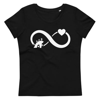 Infinity Heart and Climbing - Damen Premium Organic T-Shirt klettern xxx yyy zzz Default Title