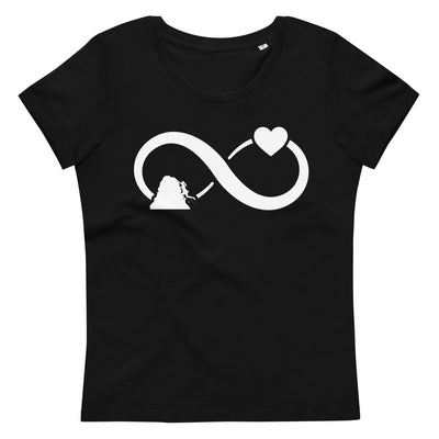 Infinity Heart and Climbing 1 - Damen Premium Organic T-Shirt klettern xxx yyy zzz Default Title