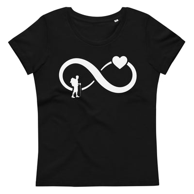 Infinity Heart and Hiking - Damen Premium Organic T-Shirt wandern xxx yyy zzz Default Title