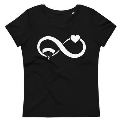 Infinity Heart and Paragliding - Damen Premium Organic T-Shirt berge xxx yyy zzz Default Title