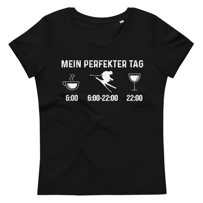 Mein Perfekter Tag - Damen Premium Organic T-Shirt klettern ski xxx yyy zzz