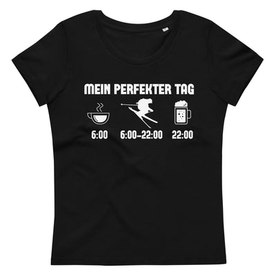 Mein Perfekter Tag - Damen Premium Organic T-Shirt klettern ski xxx yyy zzz 2XL