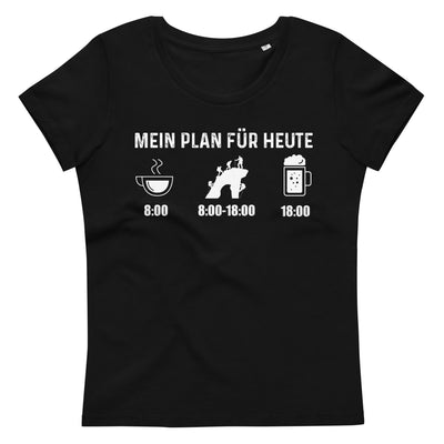 Mein Plan Für Heute - Damen Premium Organic T-Shirt klettern xxx yyy zzz 2XL