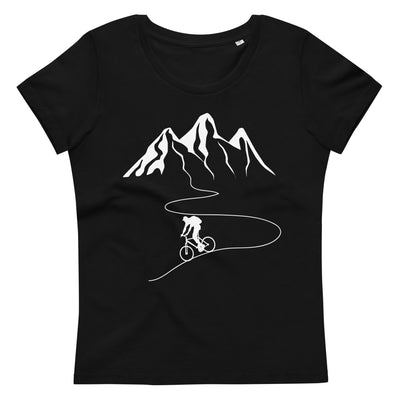 Berge - Kurve Linie - Radfahren - Damen Premium Organic T-Shirt fahrrad xxx yyy zzz
