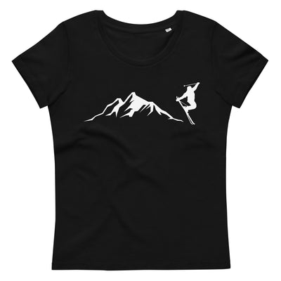 Berge_-_Skifahren_-__(14) - Women's Fitted Eco Tee | Stanley/Stella STTW032 klettern ski xxx yyy zzz