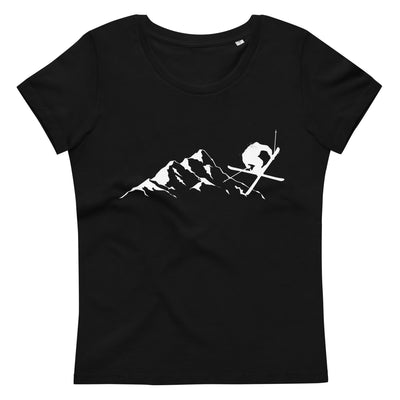 Berge - Skifahren - (15) - Damen Premium Organic T-Shirt klettern ski xxx yyy zzz
